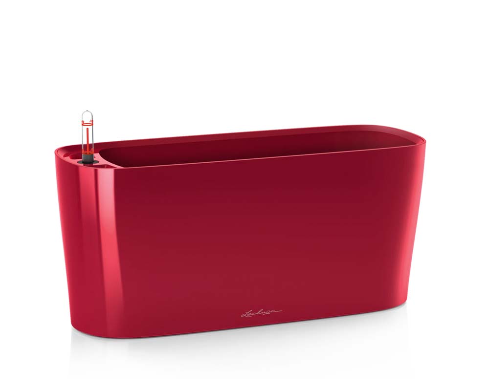 High Gloss Scarlett Red - Delta 20 Self-Watering Pot - Lechuza