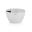 Quartz White - Cubeto Stone 40 - Self-Watering Pot - Lechuza
