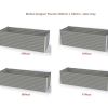 Birdies Designer Planters - 900mm Wide x 740mm High - Slate Grey