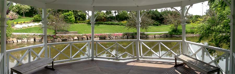 Gazing out from the Gazebo - Hunter Valley Gardens