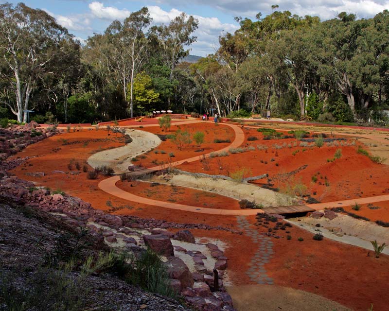 The Red Centre Garden  Australian National Botanic Gardens -contains plants and colours of Central Australia