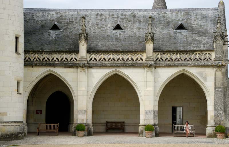 Arches of the Aumale Gallery - Chateau Royal d'Amboise