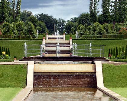 Water plays a large part of the baroque gardens at Frederiksborg