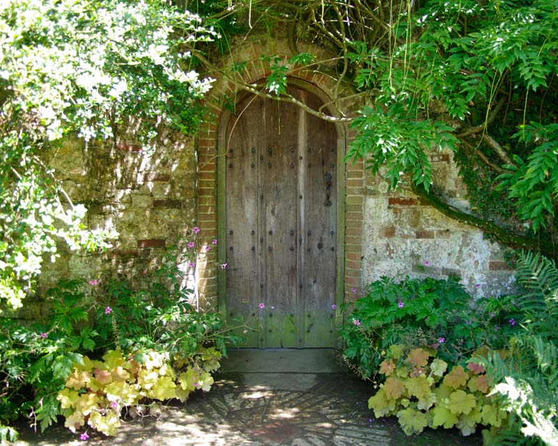 The door to the secret garden, Parham House