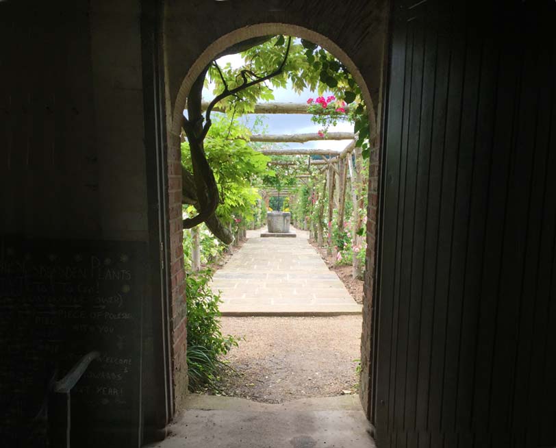 Doorway to Rosegarden at Polesdon Lacey