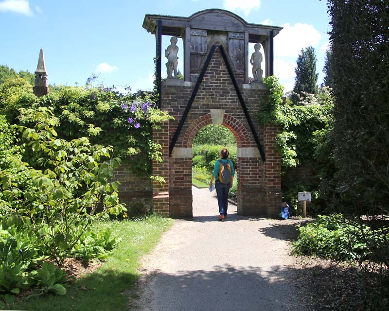One of the arches into the Walled Garden - Nymans