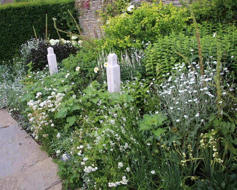 White Garden - Lytes Cary Manor Garden