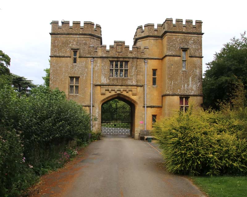 Main Gate - private entrance to Sudeley Castle