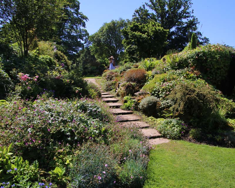 Forde Abbey - Rock Garden steps