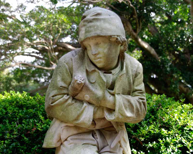 Sweep Boy Statue - Royal Botanic Garden, Sydney