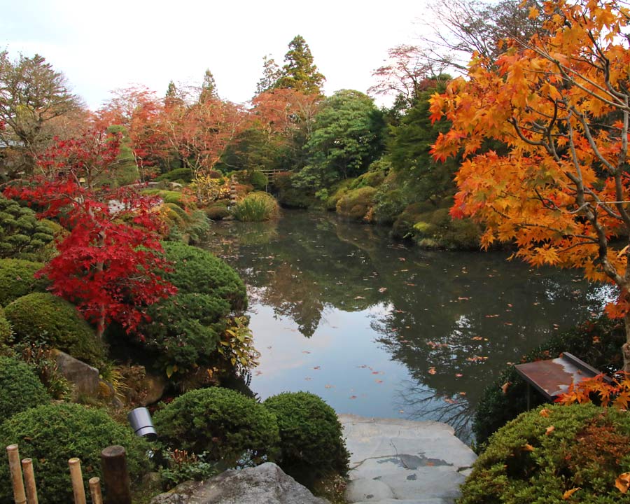 Shoyoen Garden - view of pond from a different point