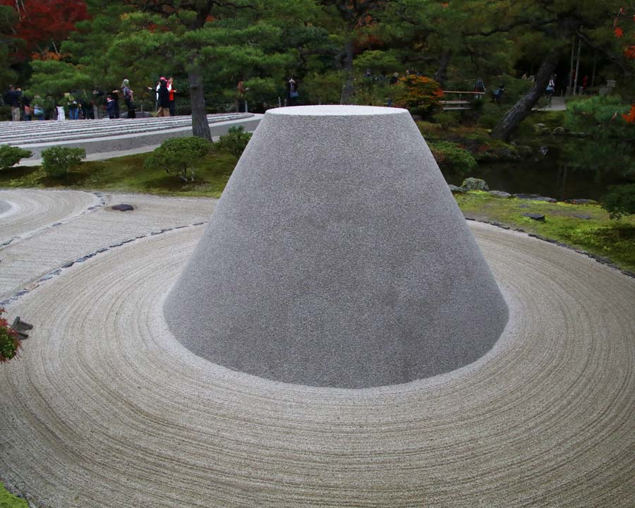 Gingkakuji - the Silver Pavillion and Gardens, Kyoto.