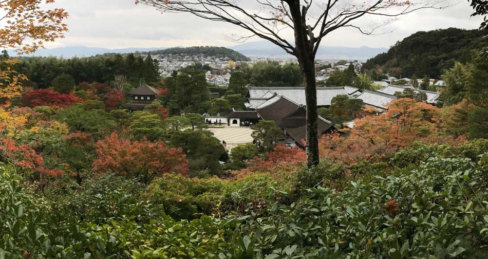 Gingkakuji - the Silver Pavillion and Gardens, Kyoto.