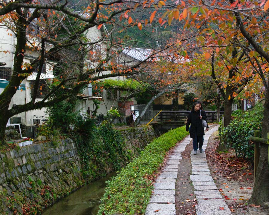 Gingkakuji - the Silver Pavillion and Gardens, Kyoto. Philosophers Walk