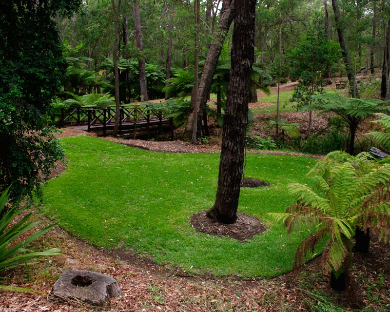Araluen Botanic Park  gardens are very well maintained