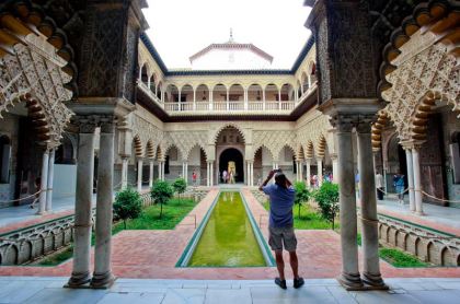 As with all Moorish Palace Gardens, it is as much about the architecture as the plantlife.- photos supplied by Turismo de Sevilla/Sevilla Tourism