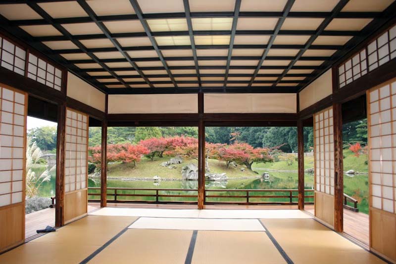 View from inside Kikugetsu - photos supplied by Ritsurin Gardens