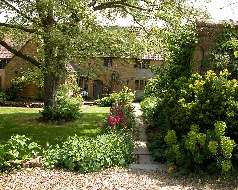 Path to Manor - images supplied by East Lambrook Manor Gardens