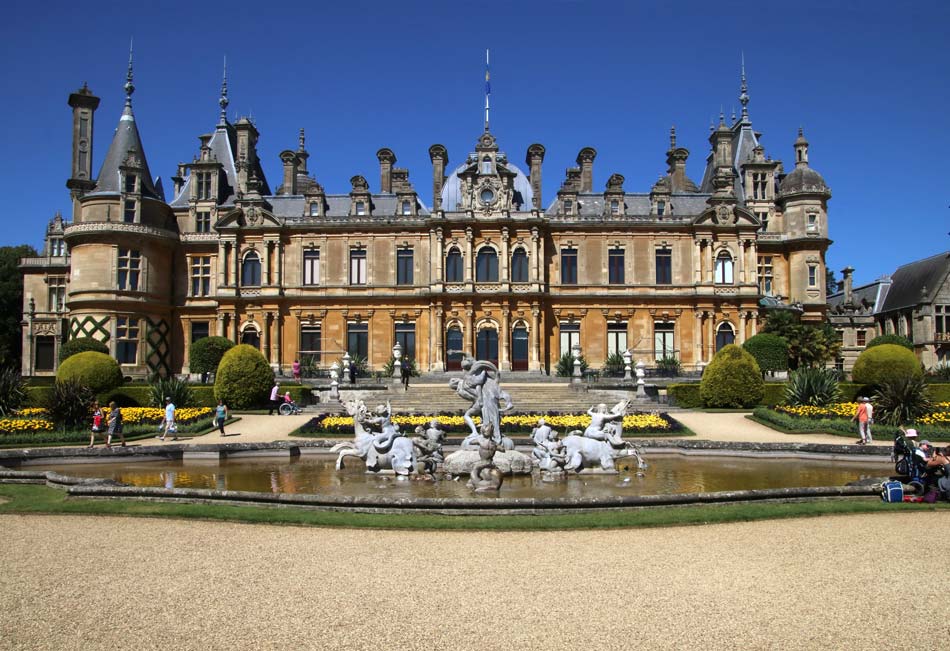 Waddesdon Manor, a grand Renaissance Chateau in deepest English countryside.