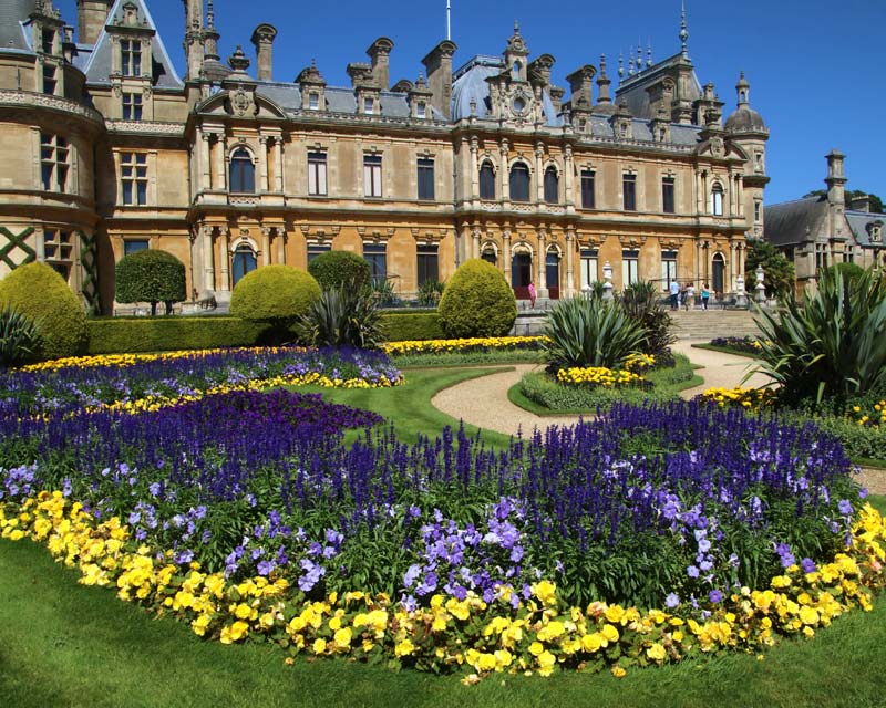 Waddesdon Manor formal gardens