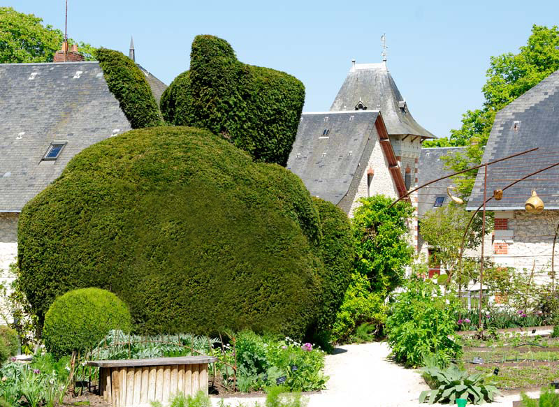 Rabbit Topiary in the Children's Vegetable Garden - Chaumont sur Loire