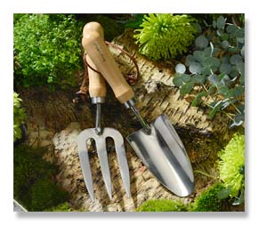 Hand trowel and fork